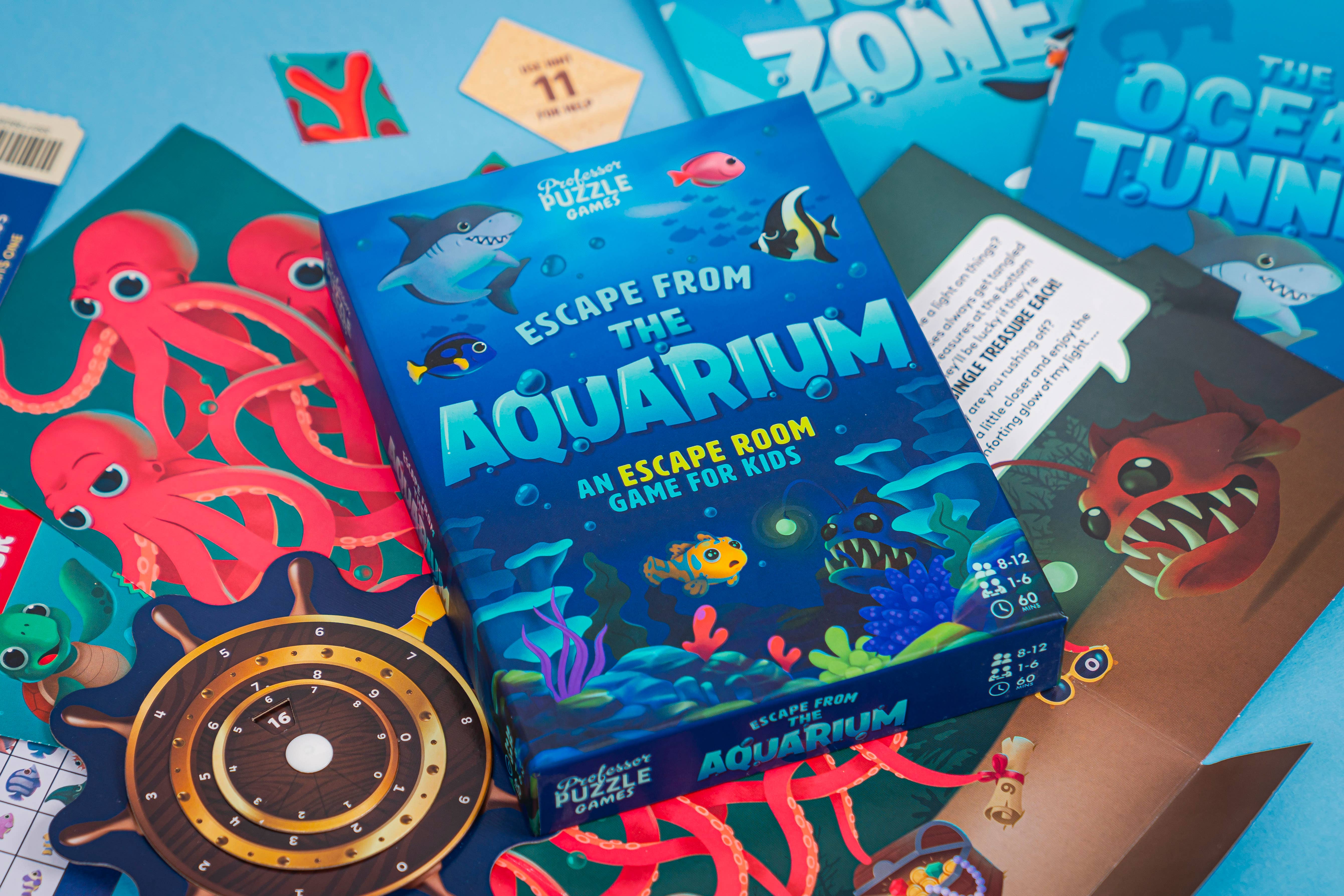 Professor Puzzle – wholesale Card game – Escape from the Aquarium5