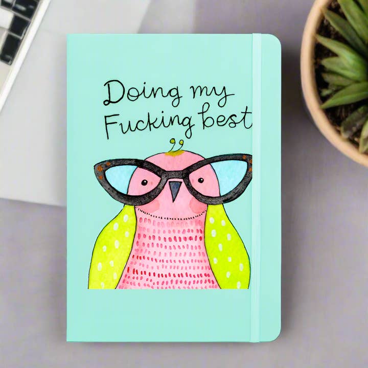 Doing My Fucking Best Derpy Bird Notebook for wholesale by Disrupted Industries