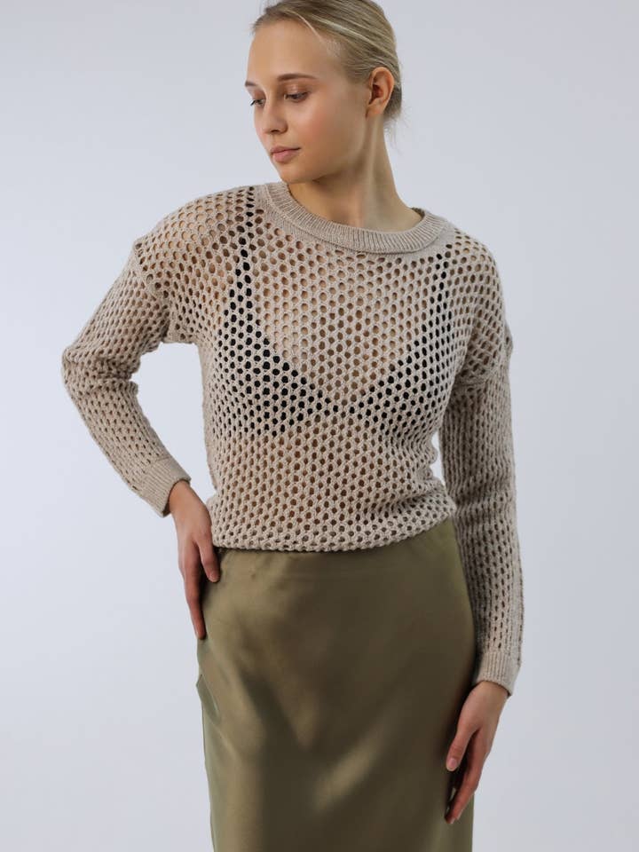 MAGLIONE A MAGLIA APERTA per la vendita all'ingrosso da parte di Cloth Cube