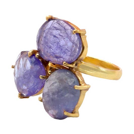 Spohn Mosaikring Blau Tansanit für den Großhandel von ACUS