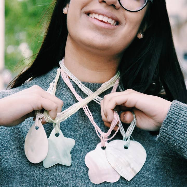 Perlmutt-Anhänger Halskette, Perlenkette, Halskette für den Großhandel von Declic