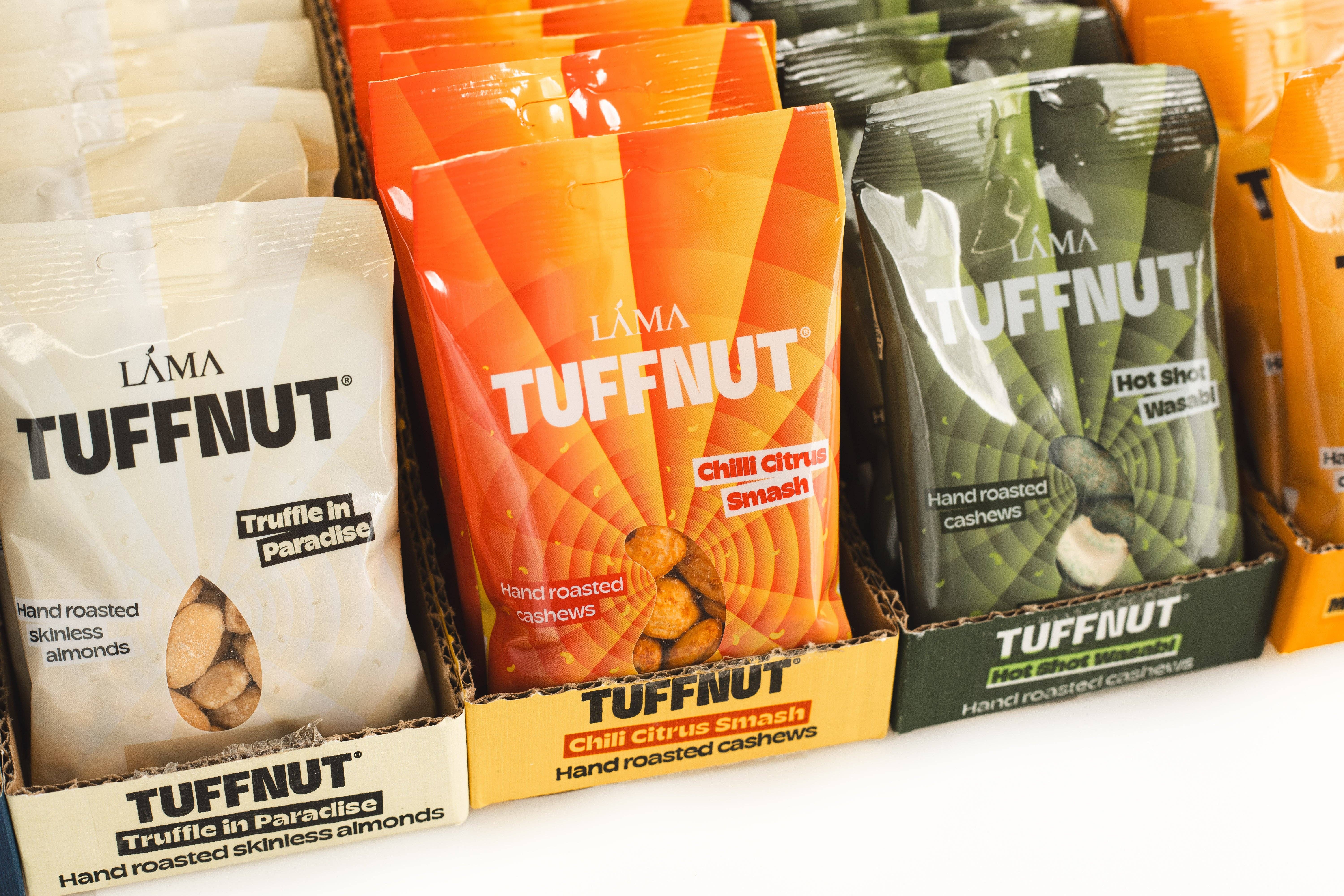 Lama Trading Company LTD – wholesale Nuts – TuffNut Hot Shot Wasabi Hand Roasted Cashews3