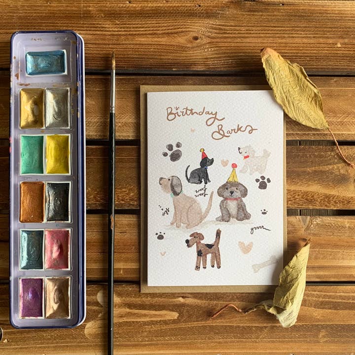 PaperTwigs Designs - Wholesale Birthday Card - Birthday Barks