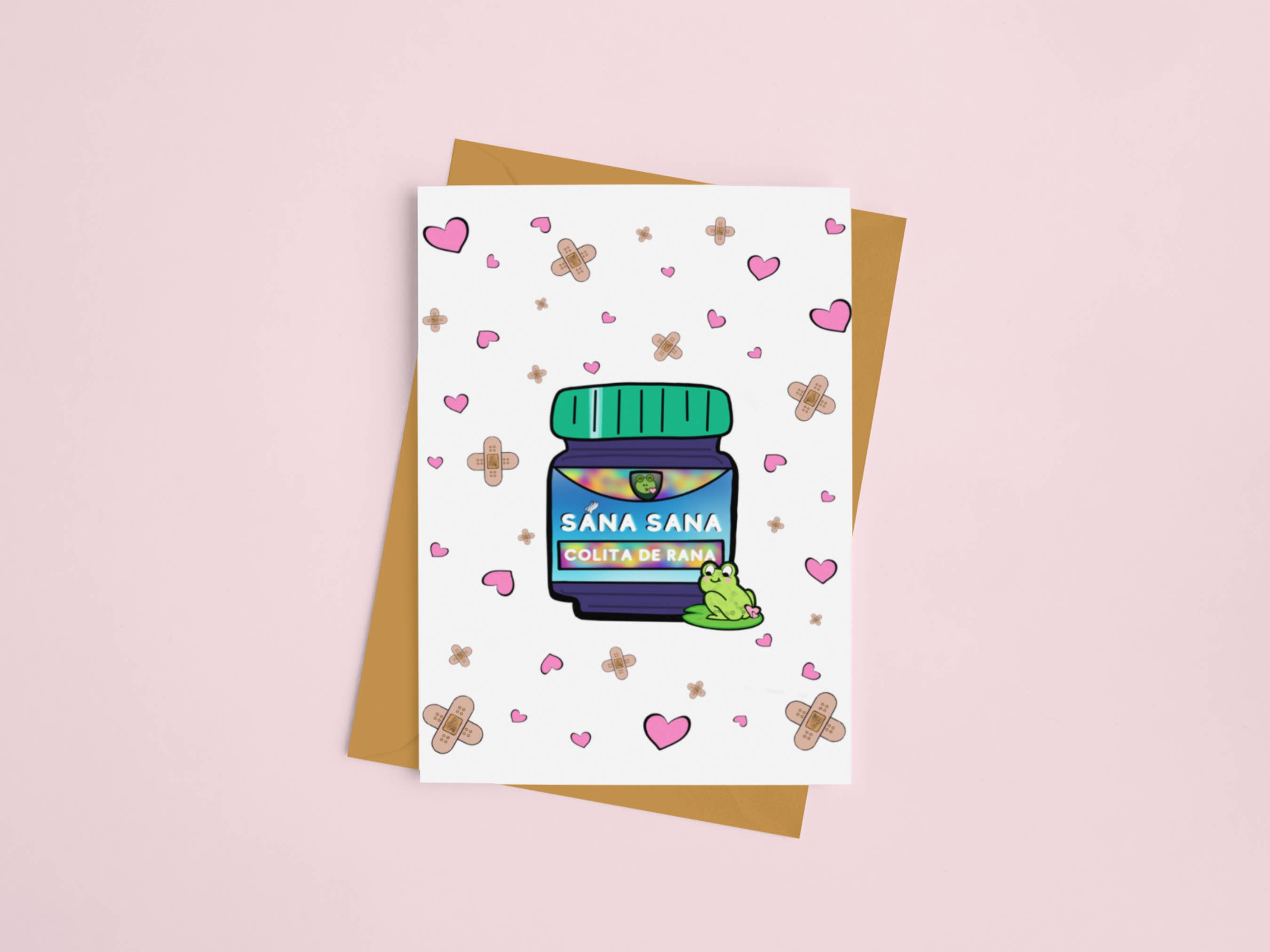 Espyz Studio - Wholesale Everyday Greeting Card - Sana Sana Colita De Rana Get Well Card - Spanish Card