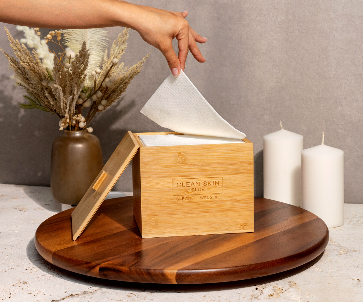 Clean Skin Club - Wholesale Decorative Box - Luxe Bamboo Box with Cover3