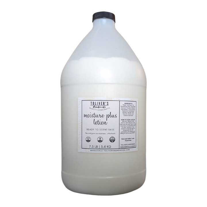 Toliver's Handmade - Wholesale Body Cream/Lotion - Bulk Wholesale Moisture Plus Body Lotion Base - Choose Scent