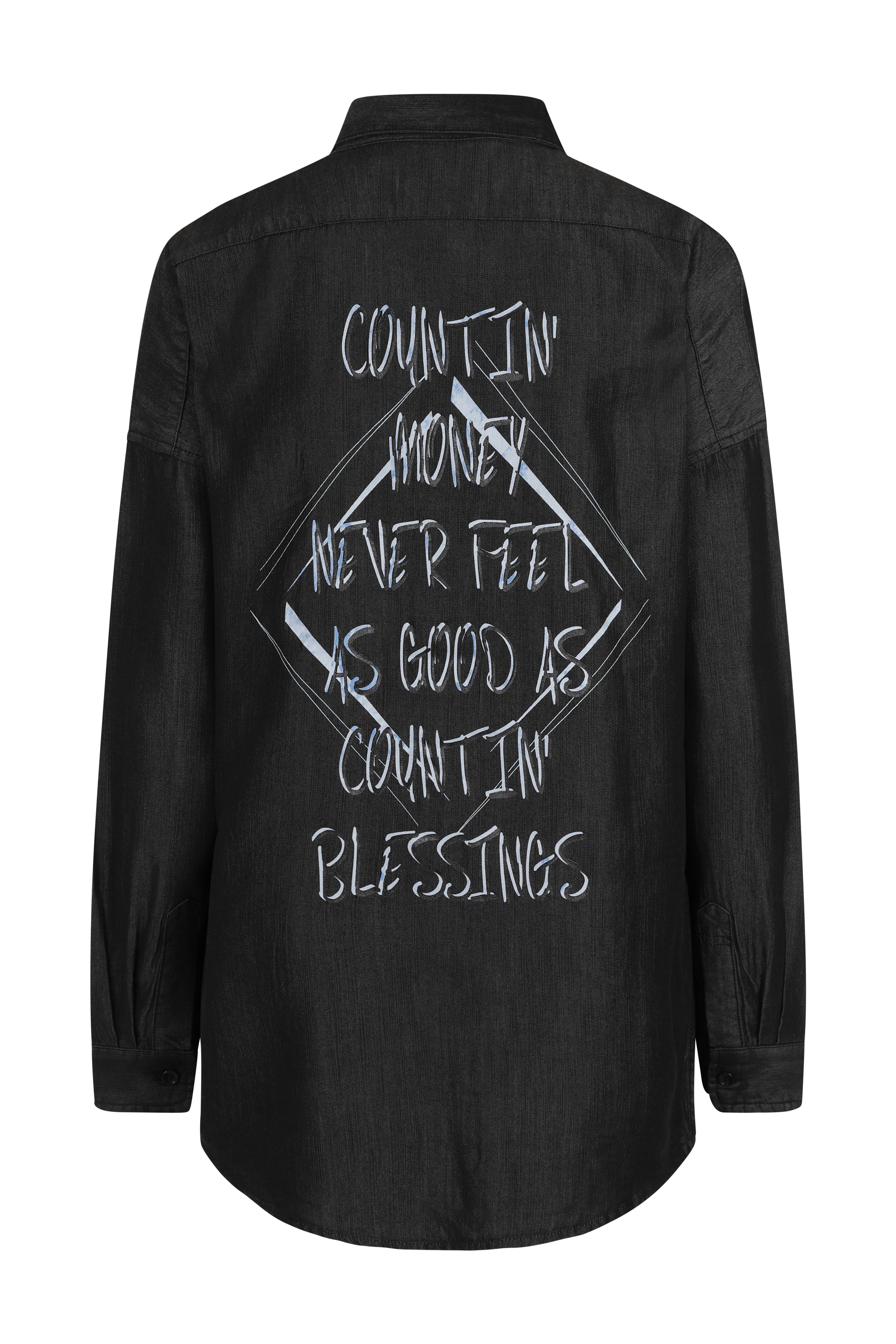 Gris Piedra Blessings Franela de venta al por mayor en Faire0