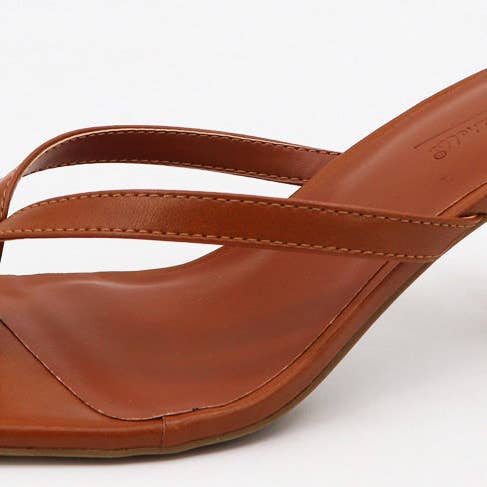 Anne Michelle ALIGN-02 Women Kitten Heel Square Toe Thong Sandals-12 Pairs Pack-18.55/Pair for wholesale by Mars Sky Shoes Wholesale