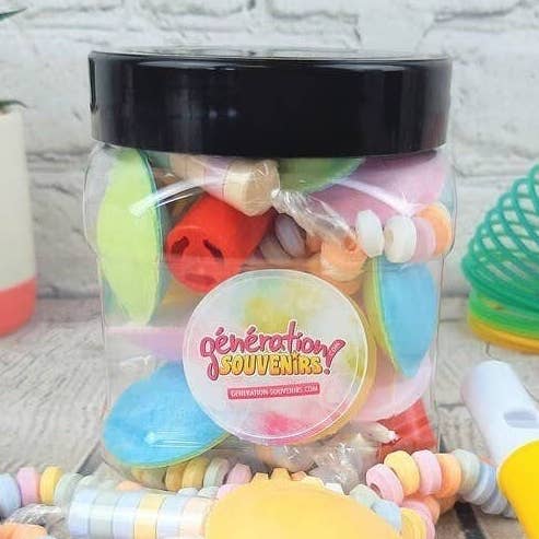 Small dextrose candy jar - Candy Mix for wholesale by Génération Souvenirs