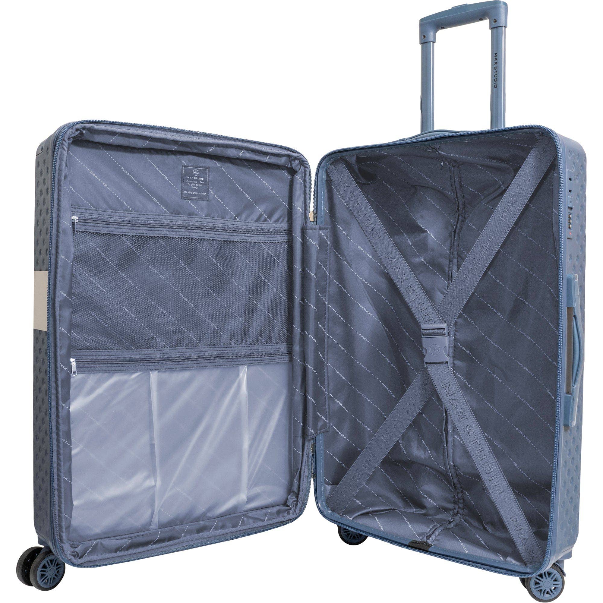 Magid - Wholesale Luggage - Max Studio Tonal Tufted ABS 2-Piece Hard-Sided Luggage Set24