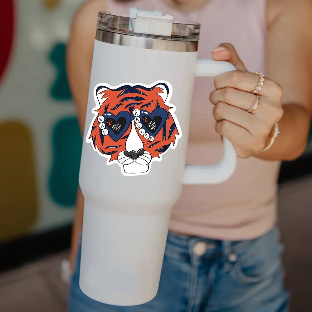 on the Bayou - Wholesale Sticker - war eagles tiger waterproof sticker