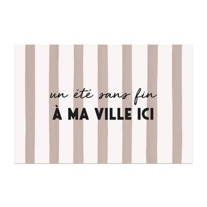 Skräddarsydd vinylmatta En oändlig sommar Beige för wholesale av Podevache