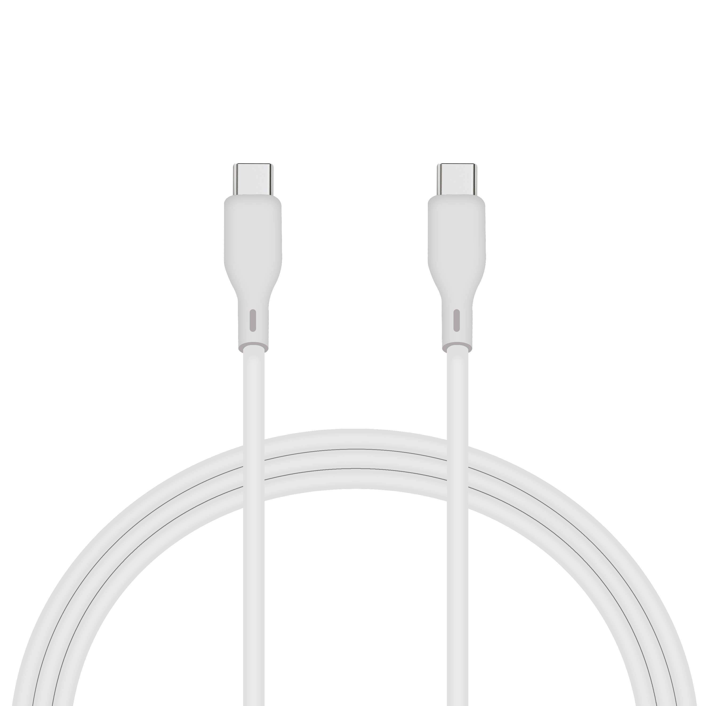LAX Gadgets - Wholesale Charging Cable - USB-C to USB-C Charger Jelly Cables- 4 & 10ft Retail Pack0