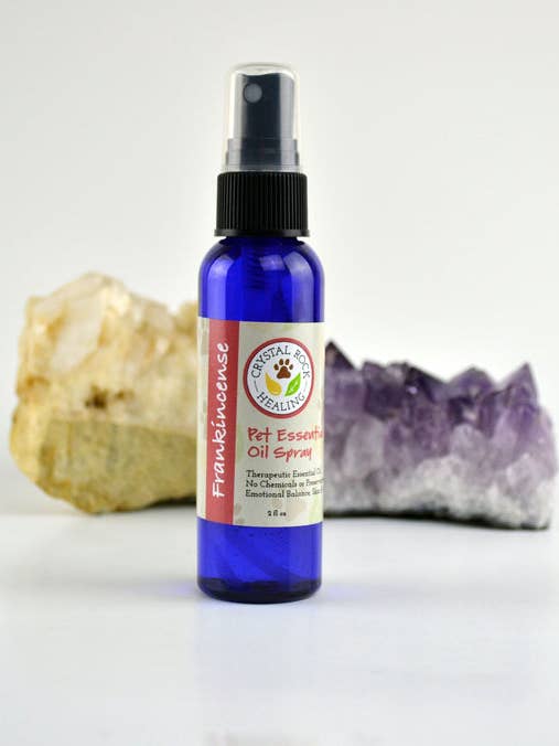 Frankincense Pet Spray 2oz for wholesale by Crystal Rock Healing, LLC