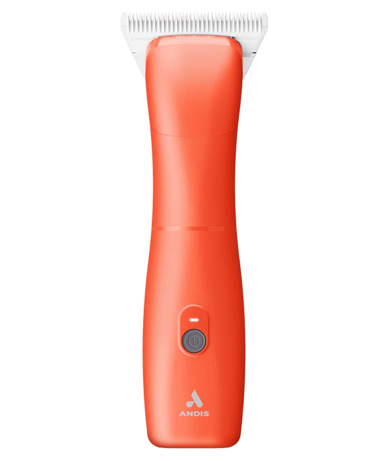 Pet Palette Distribution - Wholesale Pet Grooming Tool - Dog - Andis RDLC-1-eMERGE Clipper w/ 30W Wide Blade - Orange