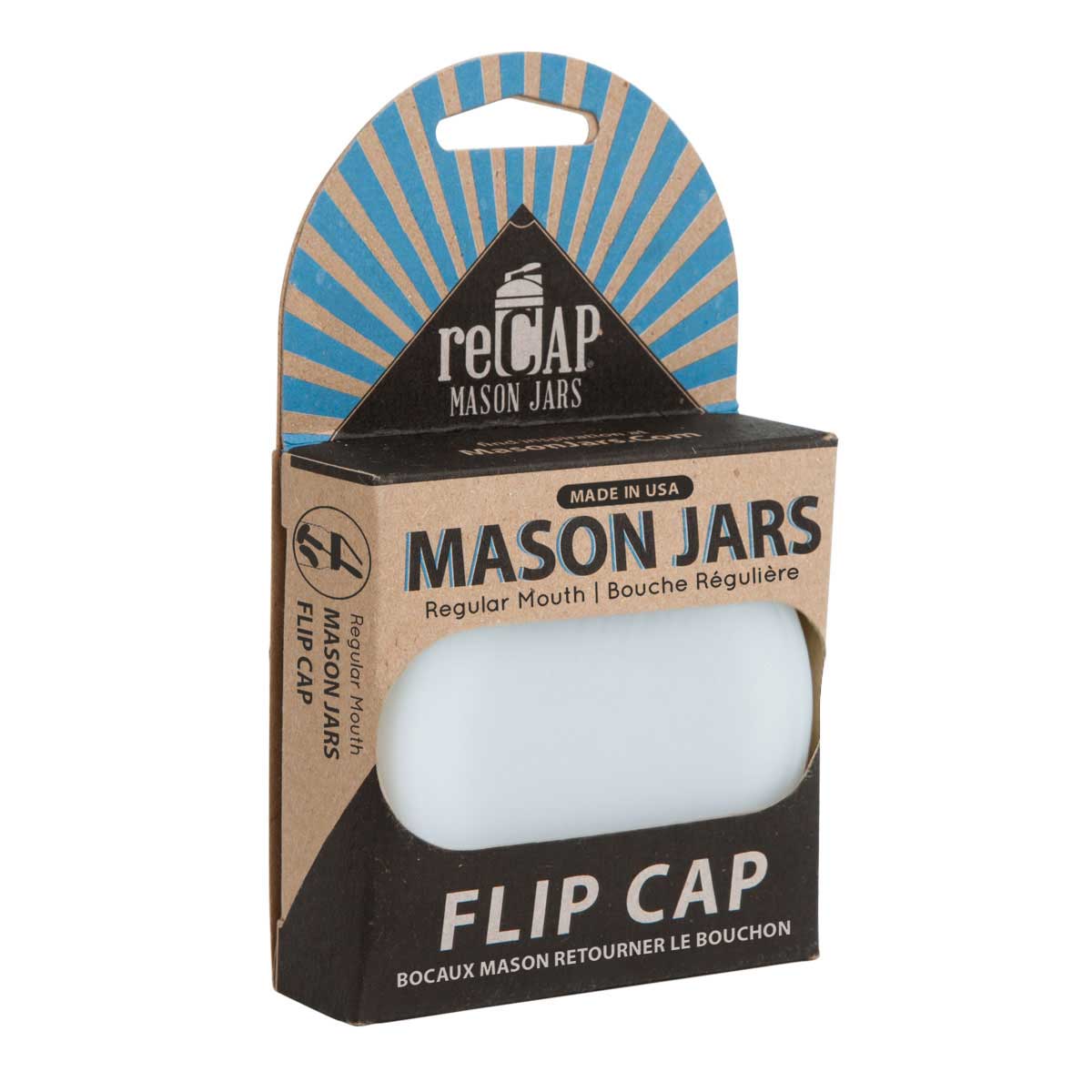 reCAP Mason Jars – wholesale Matlåda – Mason Jar Flip Lock, av reCAP® - Förpackning med 121