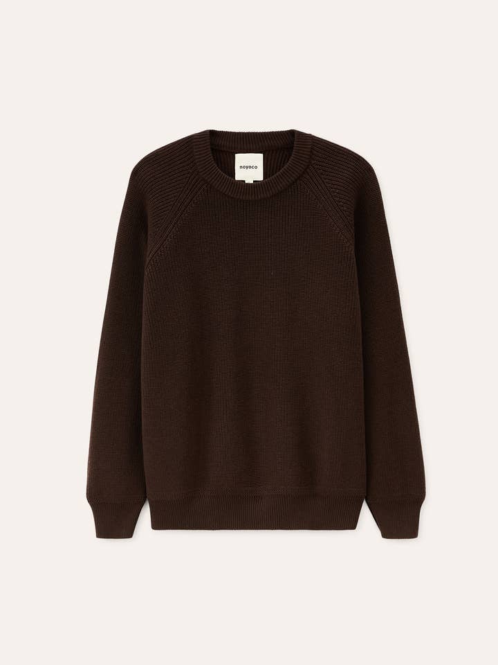 Unisex Oslo Brown Sweater for wholesale by NOYOCO