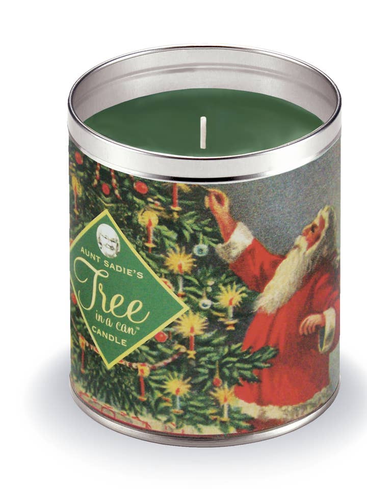 Vela Santa Tree-in-a-Can por atacado de Aunt Sadie's Candles