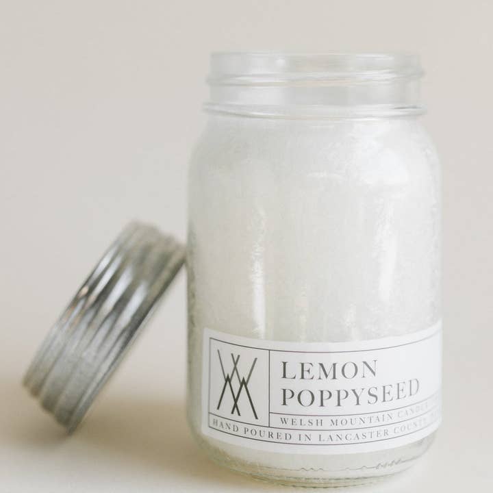 Welsh Mountain Candle Co - Wholesale Jar/Filled Candle - 16oz. Organic Palm Wax Candles