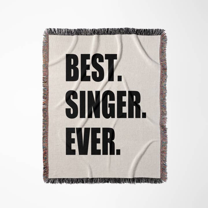 3dRose, Best Singer Ever, fun gift for singing appreciation, black text, Blanket and other Purchase Wholesale singer. Free Returns & Net 60 Terms on Faire trending on Faire.