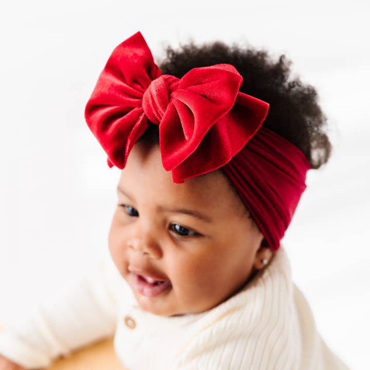 Baby Bling Bows - Wholesale Hair Bow - Baby - Baby Bling® Velvet FAB® soft nylon headband with velvet bow9