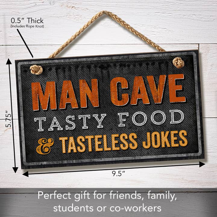 Conimar Promotions - Wholesale Sign - "Man Cave" Decorative Hanging Wood Wall Sign2