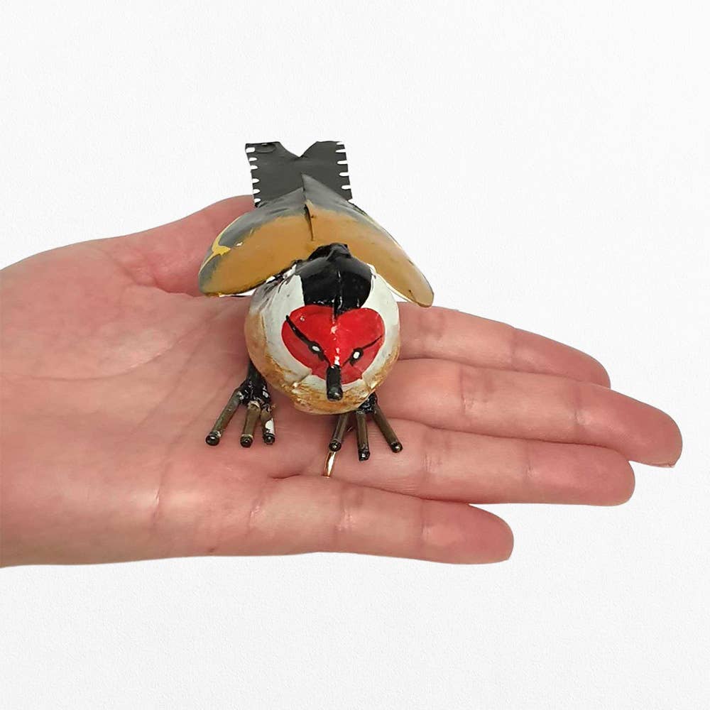 VIE - Wholesale Sculpture - Small Recycled Metal Bird Sculpture9