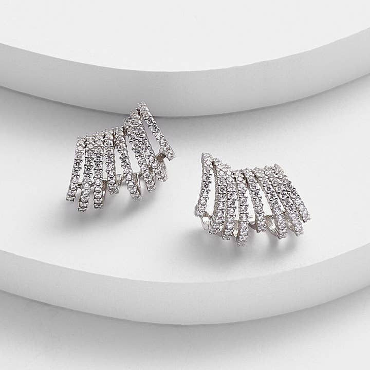 Kosa Jewels - Wholesale Stud/Post Earrings - Beth Ear-Hugger Earrings