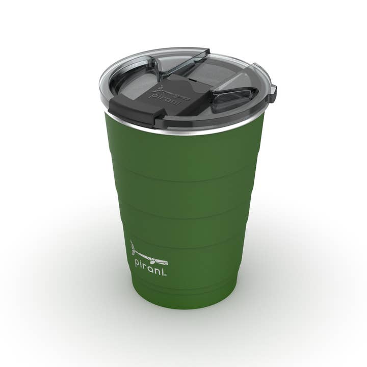 Pirani Life - Wholesale Insulated Mug/Tumbler - Insulated Stackable Tumbler 16 oz - Forever Green1