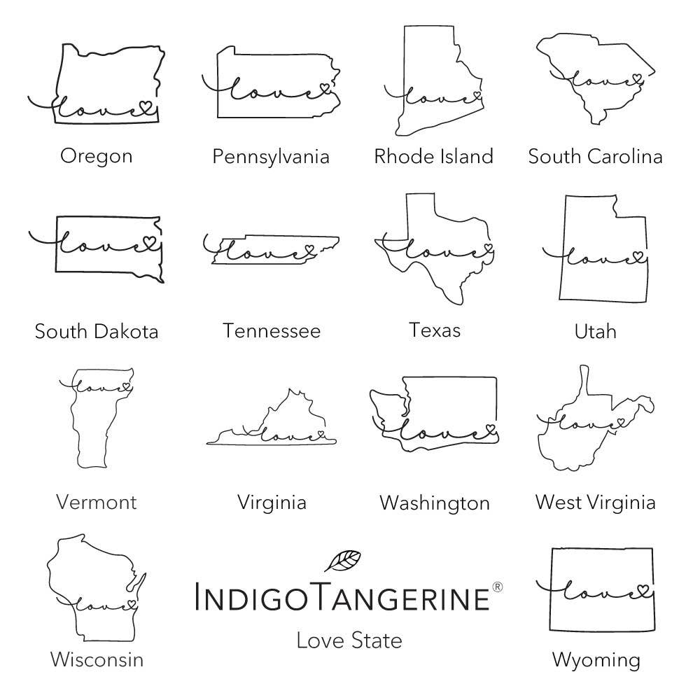 Indigo Tangerine - Vente Torchon - État d'amour, Les meilleures choses de la vie - Lot de 2 chiffons suédois personnalisés4