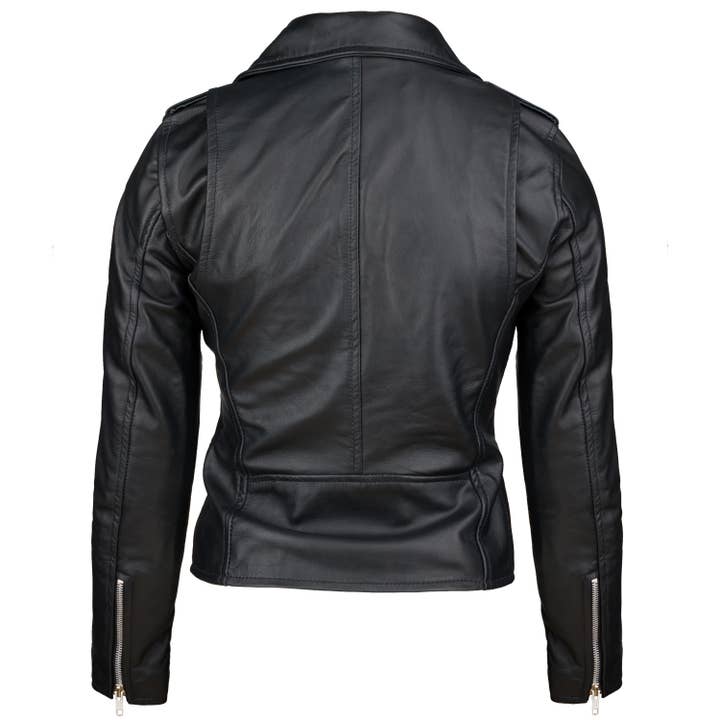 Urban 5884 Amsterdam | Leather jackets – wholesale Motorcykeljacka - Dam – Urban 5884 Amy svart damer jacka lamm hud
