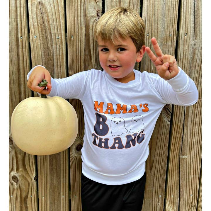Mama's Boo Thing Fall Toddler Tee for wholesale by Gabriel Clothing Co