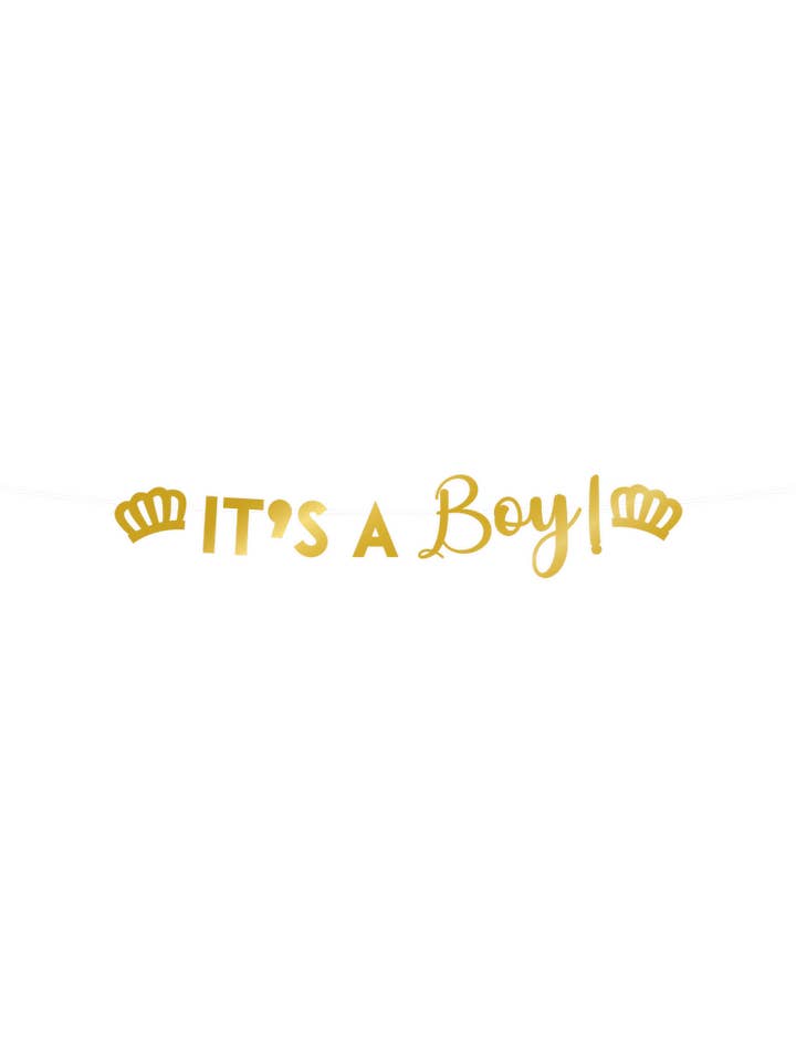 Letter banner - It's a boy! for wholesale by PD Party