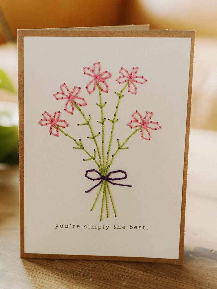 Simply the Best || Individual Greeting Card for wholesale by Rosie's Boutique Haiti