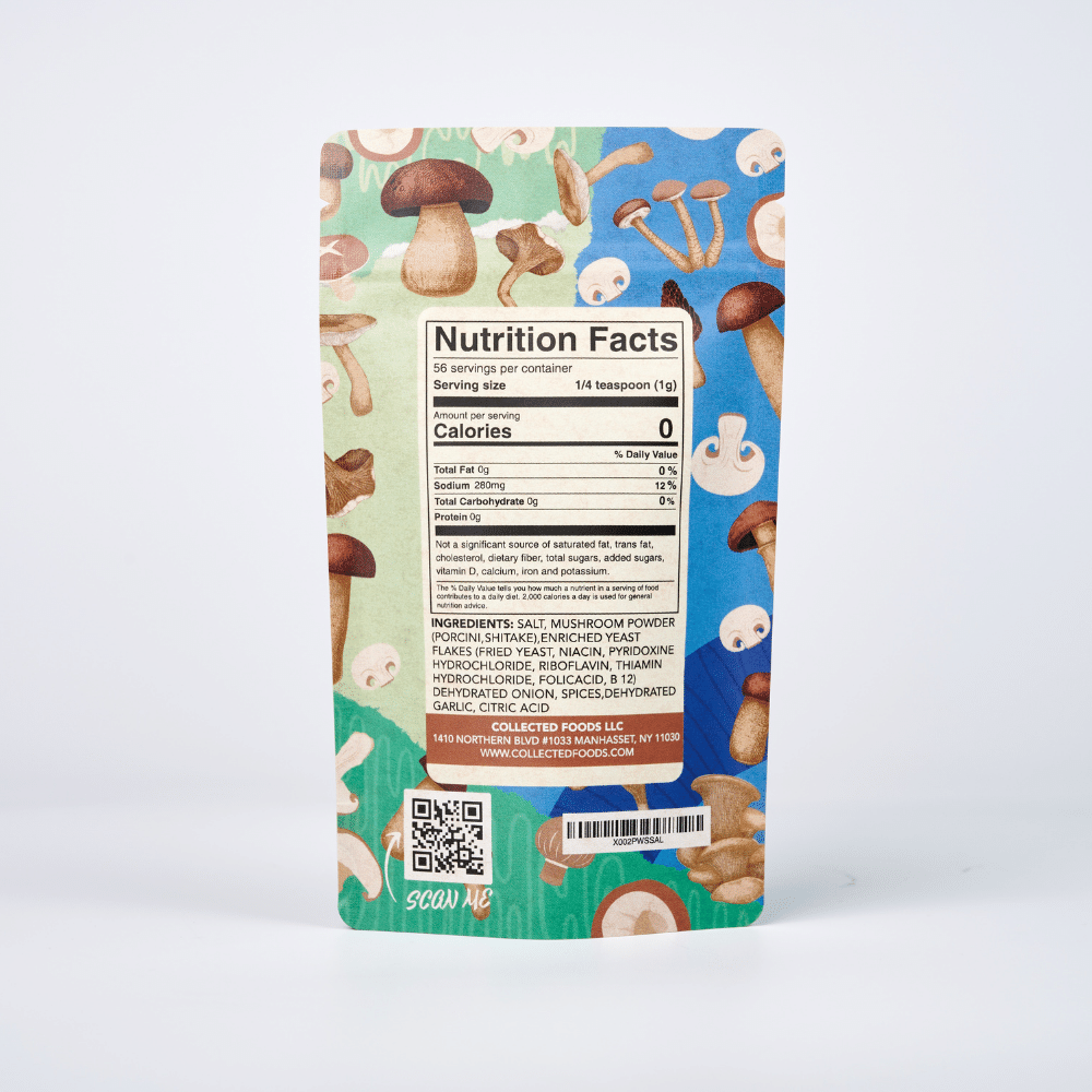 Collected Foods - Wholesale Dried Spice Mix - Umami Mushroom Blend - Chef Blended & Curated - Small Batch1