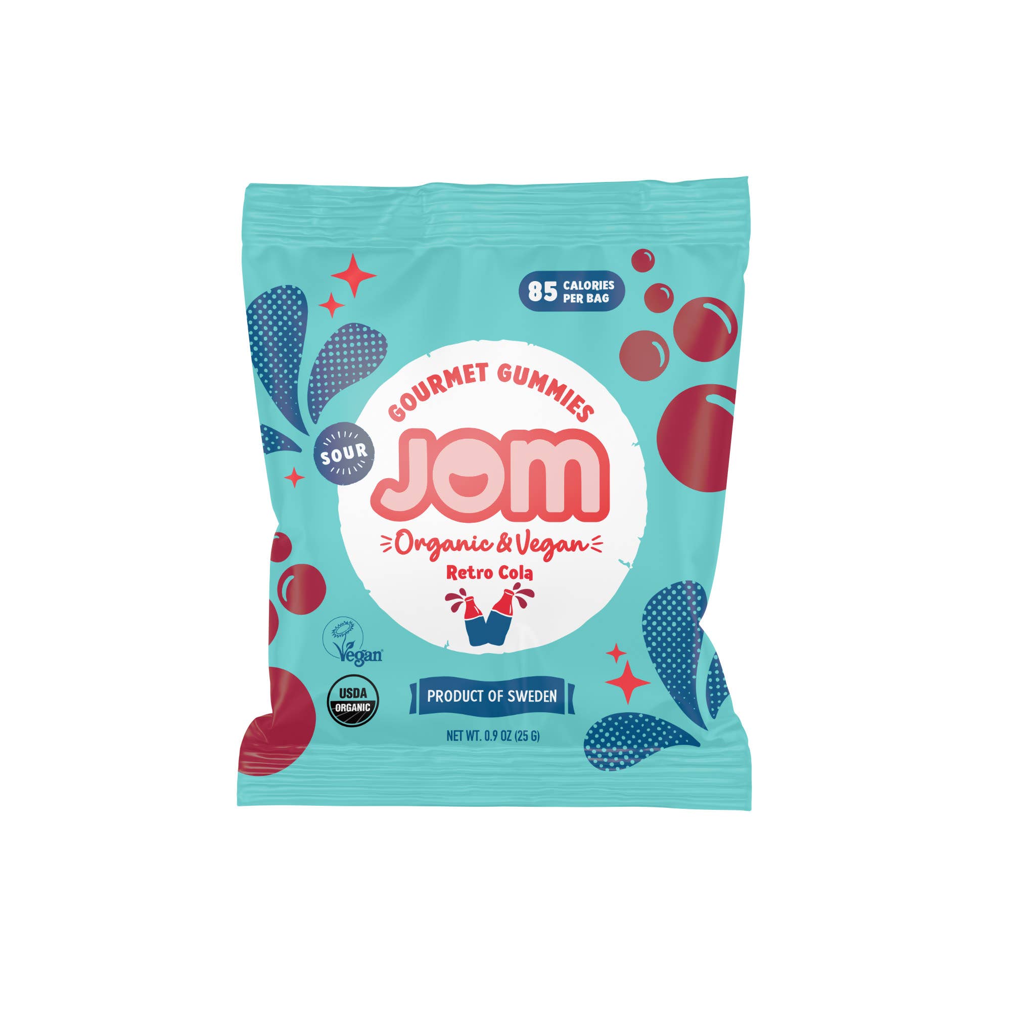 JOM - Wholesale Gummy - Snack Packs - Swedish Organic & Vegan Sour Cola Gummies4