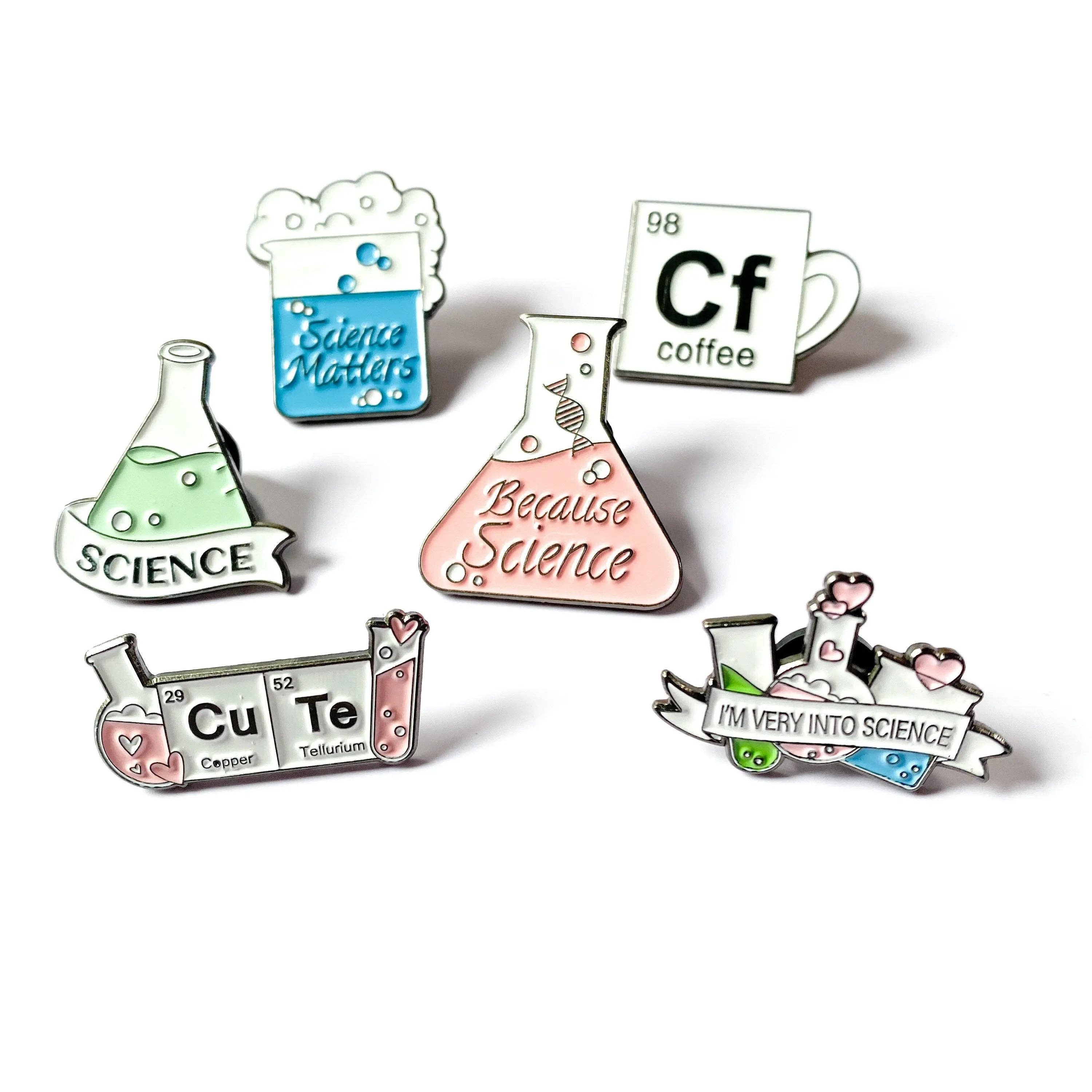 Natural Wood and Resin Chemistry Coaster Set of 4