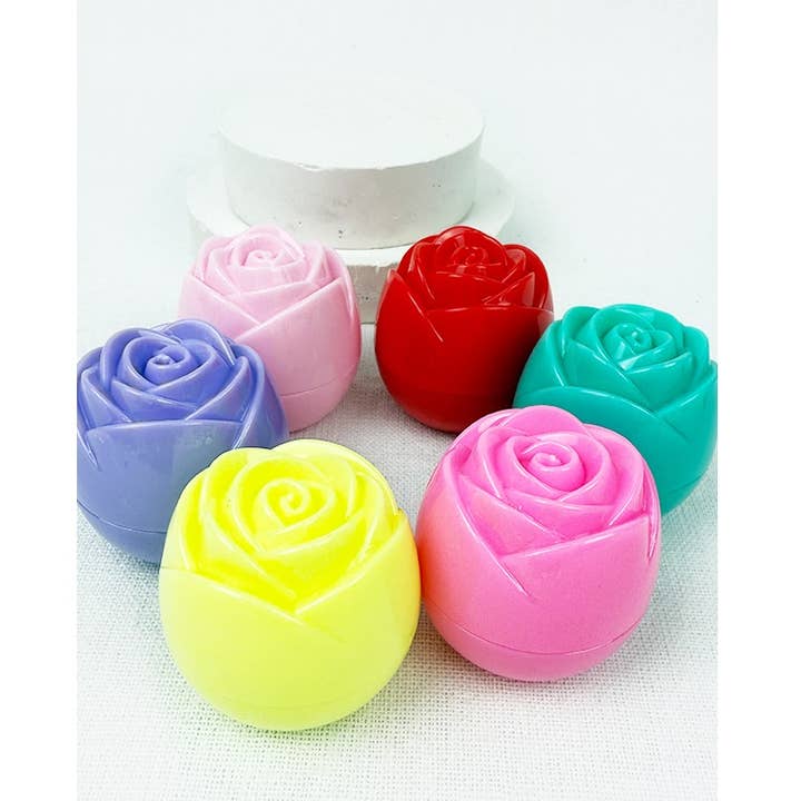 Scented Mix Color Rose Lip Balm Set for wholesale by Love and Repeat