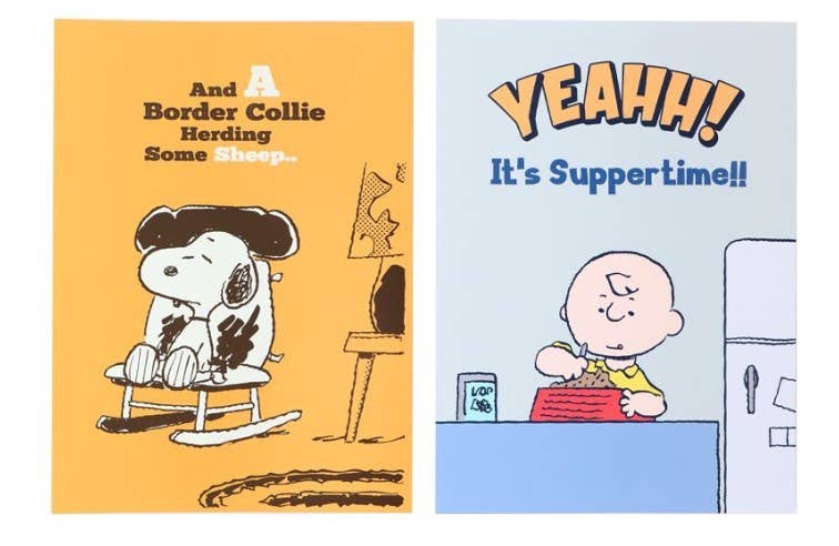 K-Wonderland – wholesale Anteckningsbok – Peanuts Snoopy & Friends Line anteckningsbok2