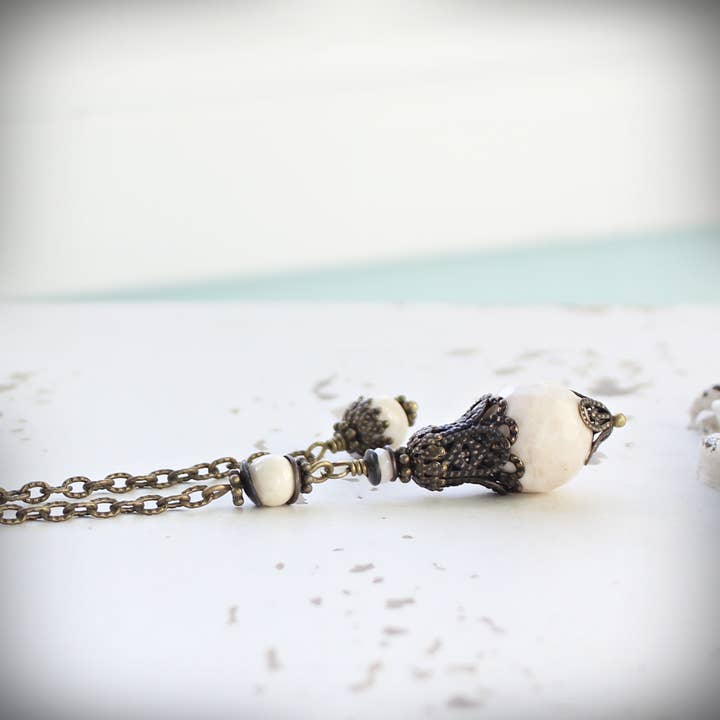 Circa 1890 - Wholesale Meditation Supplies - Petrified Wood Jewelry Pendulum | Grounding & Stability3