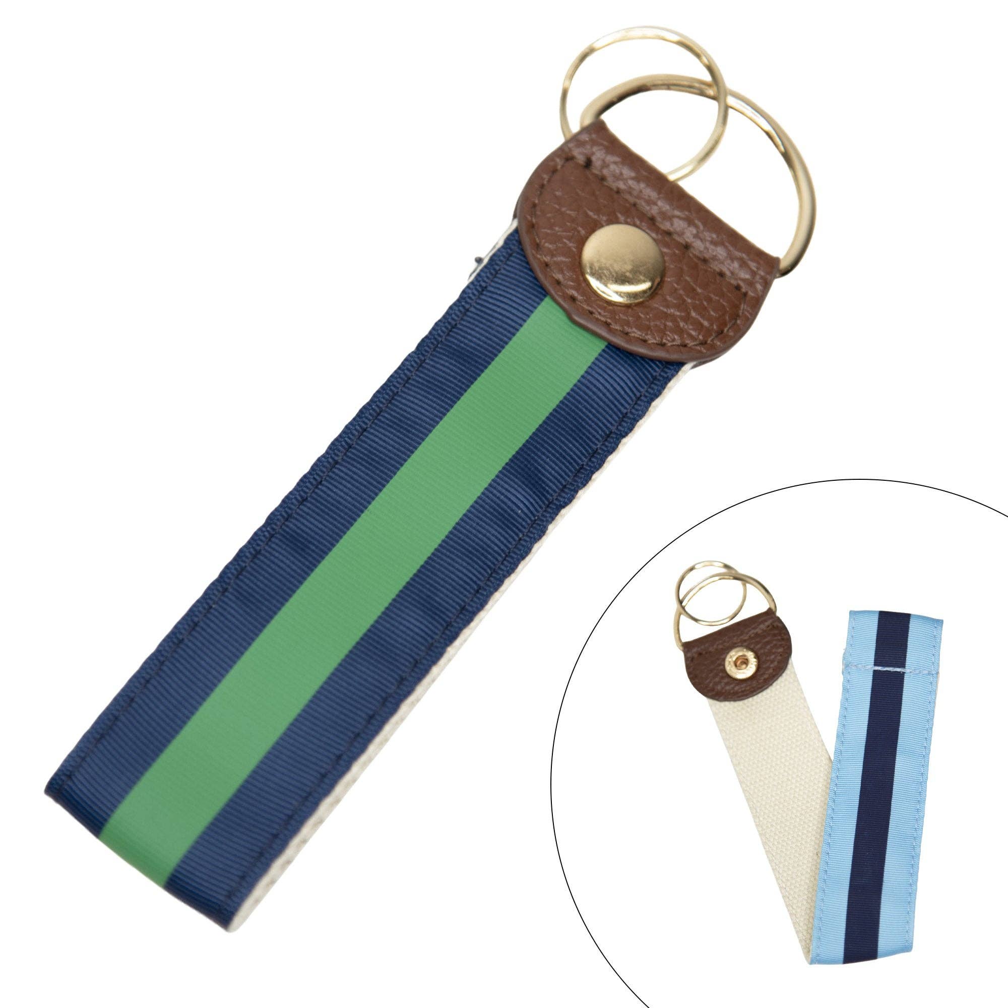 Mainstreet Collection - Wholesale Keychain - Unisex - Ribbon Snap Key Fobs1