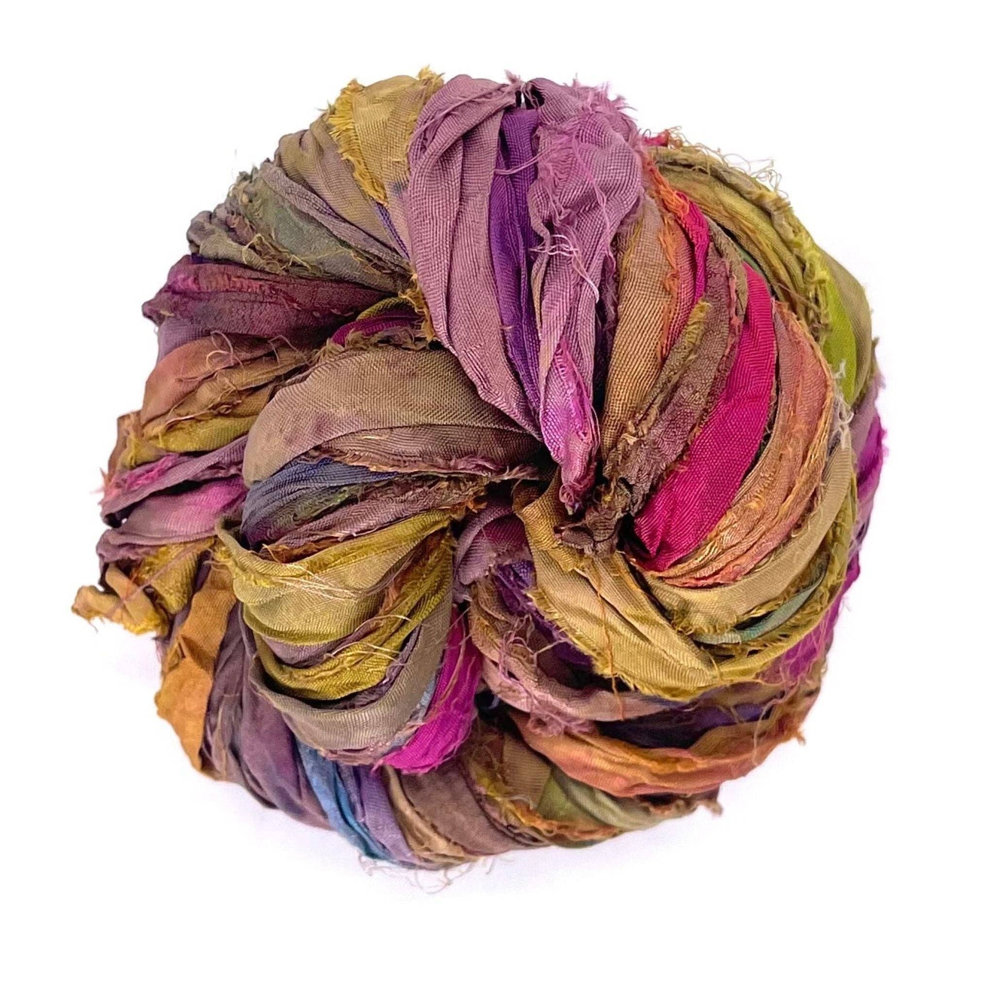 Darn Good Yarn - Wholesale Yarn - Small Batch Sari Ribbon6