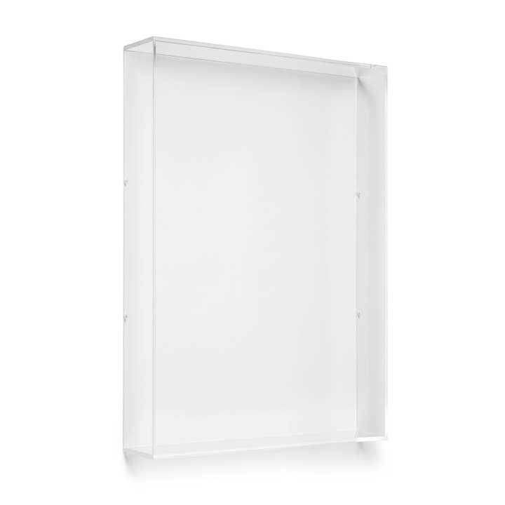 Case Packs of Backless Acrylic Shadowboxes 2" Depth for wholesale by Wexel Art