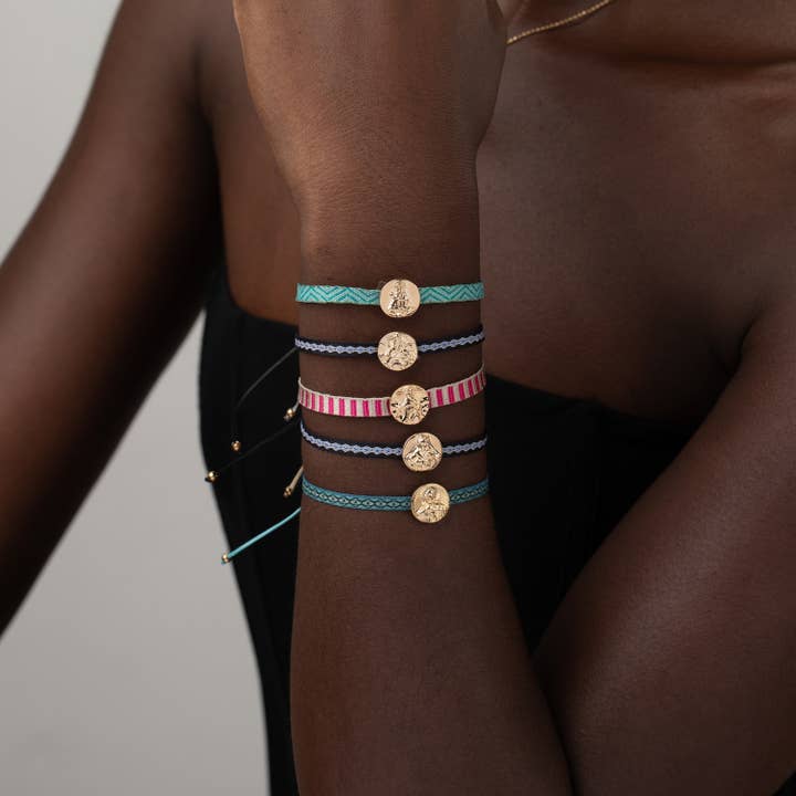 Plata y Minerales - Wholesale Charm/Dangle Bracelet - SteelBracelet-Virgin of Guadalupe-12mm-GoldColor and SilverColor10