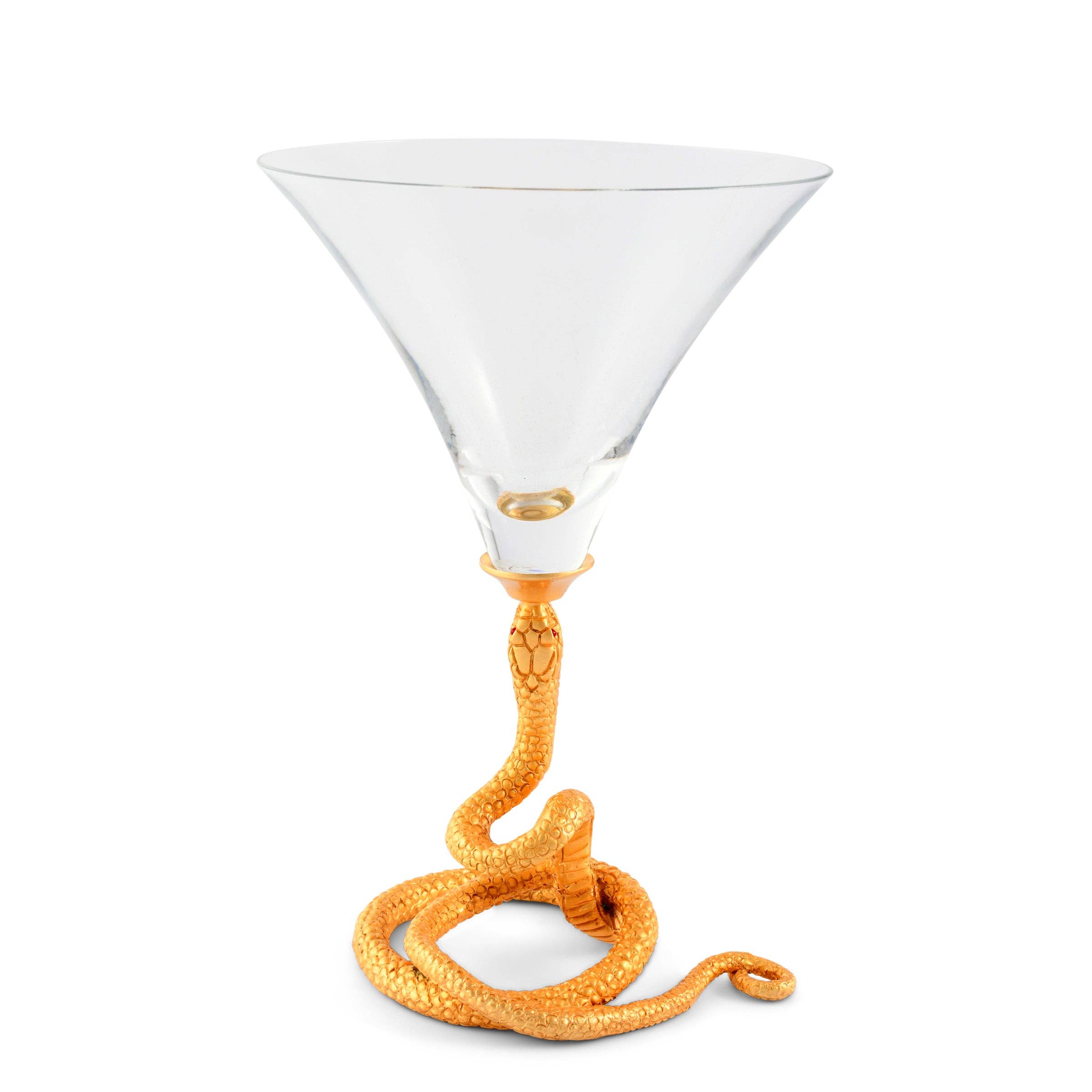 Vagabond House - Wholesale Cocktail/Liquor Glass - Snake Cocktail / Martini Glass0