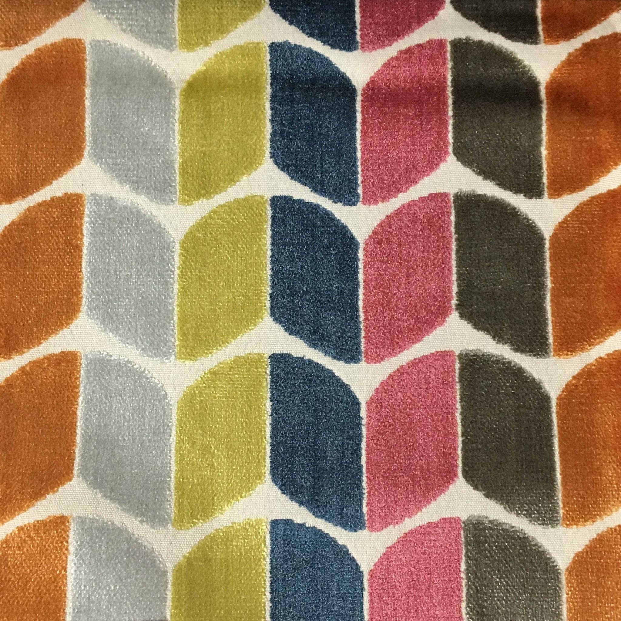 Top Fabric - Wholesale Fabric - Copenhagen - Holland, Arrow Cut Velvet Fabric Upholstery Fabric by the Yard - Available in 13 Colors5