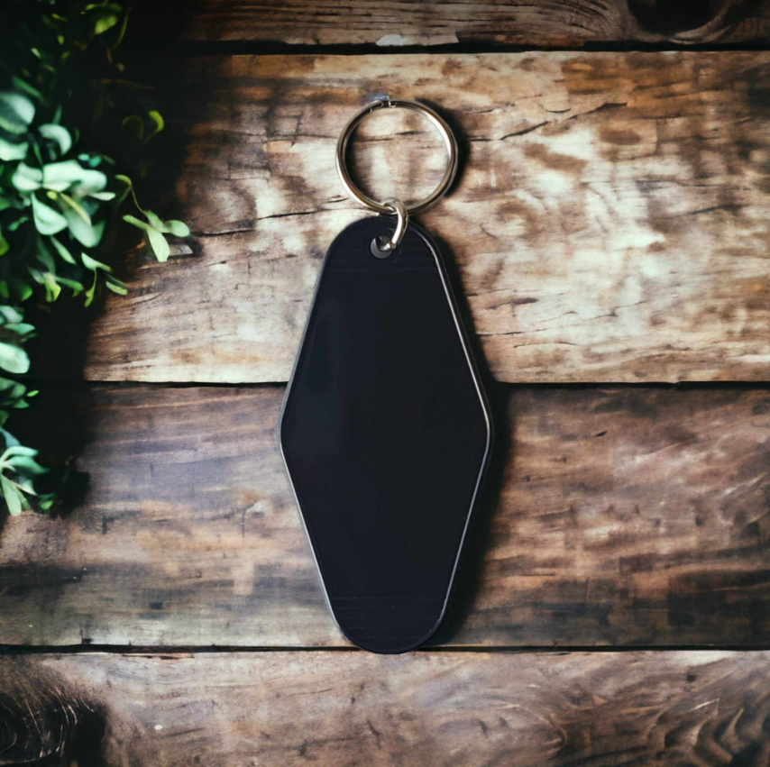 Mad River - Wholesale Keychain - Unisex - Customizable Text Retro Motel Keychain2