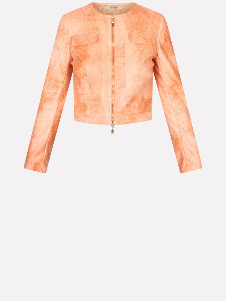 Jacka med dragkedja med fickor 89% Pl 11% Ea för wholesale av No-nà by Siste's