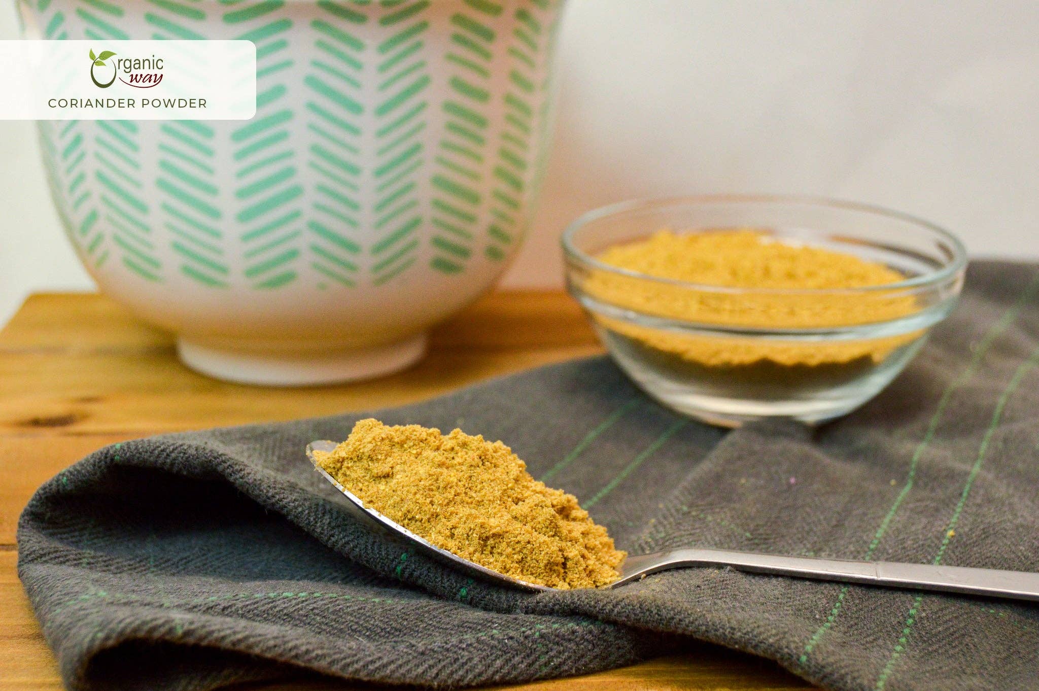 Organic Way LLC - Wholesale Herbs - Premium Coriander Powder (Coriandrum sativum) - Adds Flavour & Aroma | Kosher Certified | Vegan, Non GMO & Gluten Free | USDA Certified | Origin - India3