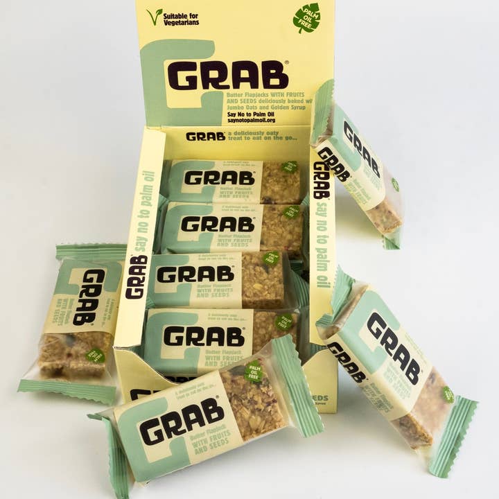 Jenks Brands Limited - Vendita all'ingrosso Barrette - Barrette energetiche Grab con frutta e semi, 12 x 65 g